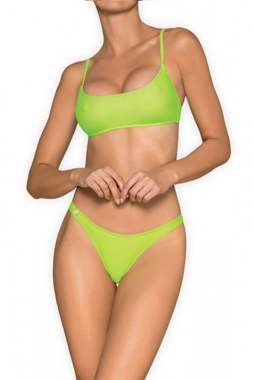 Heißer Beach Bikini in Neongrün