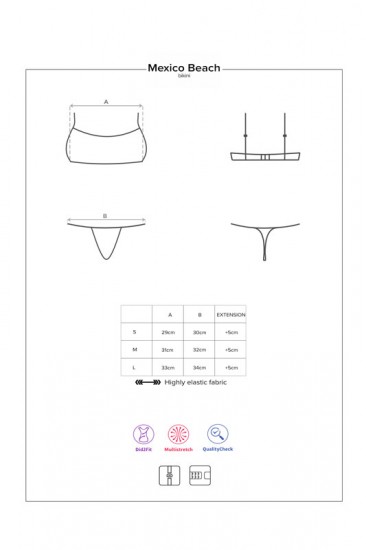 Heißer Beach Bikini in Neongrün