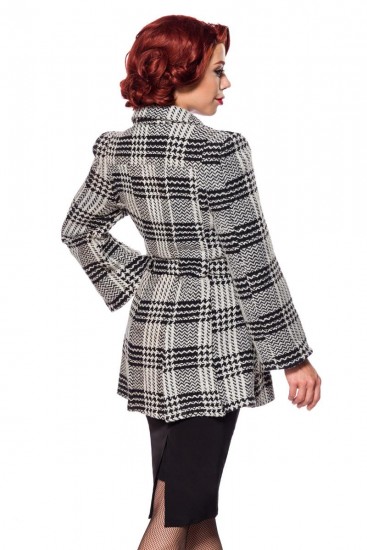 Modisch taillierte Vintage-Jacke mit Gürtel