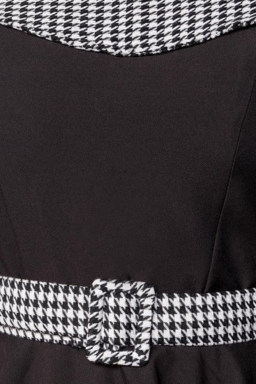 Premium Vintage Swing-Kleid mit dreiviertel Ärmeln