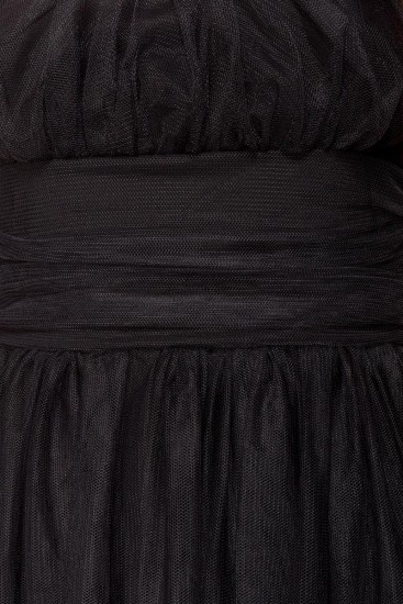 Tüll-Kleid mit ausgestelltem Rockteil