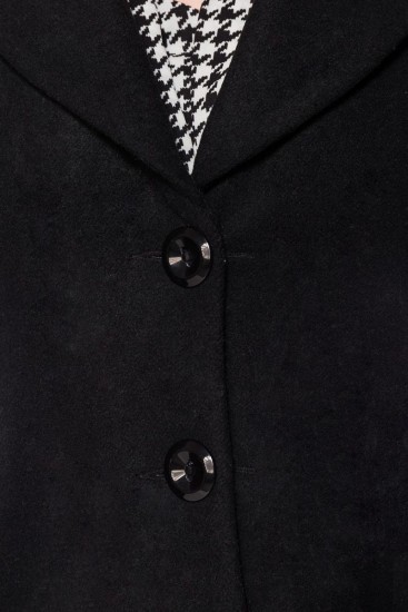 Vintage Wolljacke mit Schalkragen