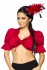 Sexy Dirndl Bluse in Rot
