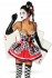 Fasching Harlekin-Kostüm in Schachbrettmuster