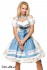 Romantisches Dirndl mit Blümchen Muster