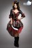 Sexy Piraten Kostüm-Set mit Kleid, Bolero, Hut
