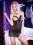 Babydoll mit Fransen schwarz