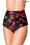 Badehöschen High Waist in schwarz/pink
