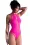 Body mit Ausschnitten Neonpink
