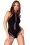 Body mit Ausschnitten schwarz