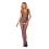 Bodystocking mit offenes Schritt schwarz