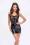 Corsagen-Kleid mit Spitze