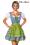 Klassisches Trachten-Minidirndl blau