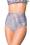 Modische High-Waist Hose kariert