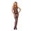Netz Bodystocking in schwarz