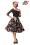 Premium besticktes Vintage Swingkleid