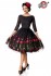 Retro-Swingkleid mit aufgestickten Rosen