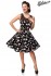 Retrokleid mit schmale Bindegürtel