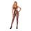 Schwarzes Bodystocking mit Öffnungen