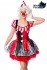 Sexy Clown Kostüm mit mehrlagiger Petticoat