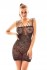 Sexy Netzkleid mit mehrere Träger