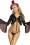 Schwarzes Bolero mit T-String