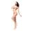 Strumpfhose mit offener Schritt beige