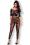 Top mit Leggings in schwarz
