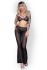 Top mit lange Hose + String in schwarz