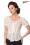 Vintage Schluppenbluse in beige