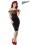 Vintage-Pencilkleid mit Leo-Print