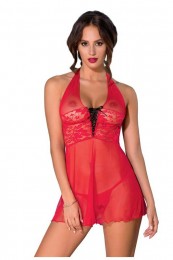 Chemise wird am Nacken gebunden