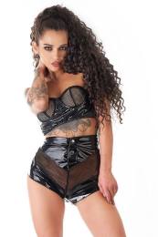 Verführerisches Set aus latexähn...
