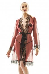 Kimono mit einer Satin Band