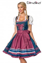 Dirndl aus schimmernder Brokat
 